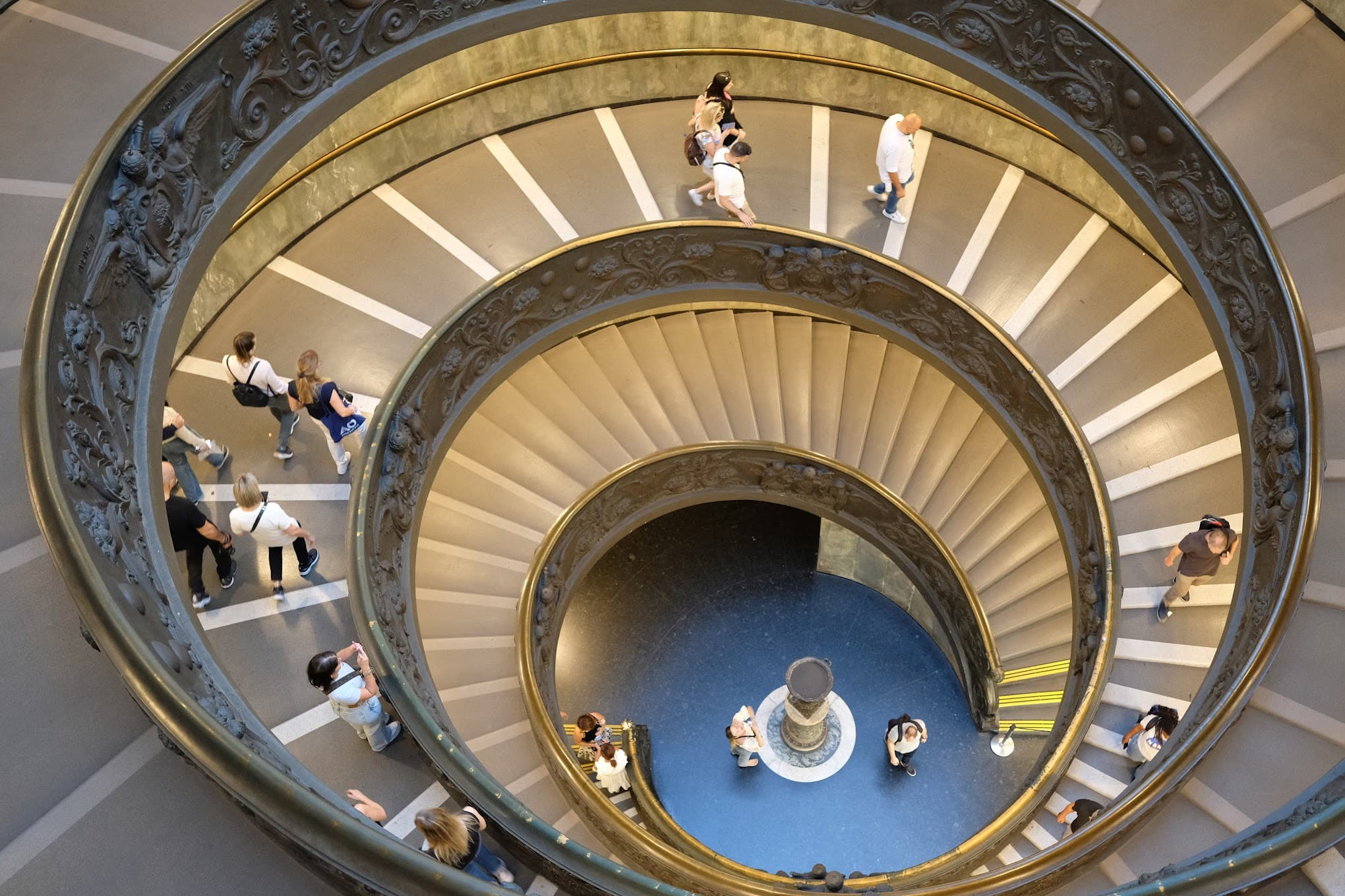 bramante staircase, vatican city, italy