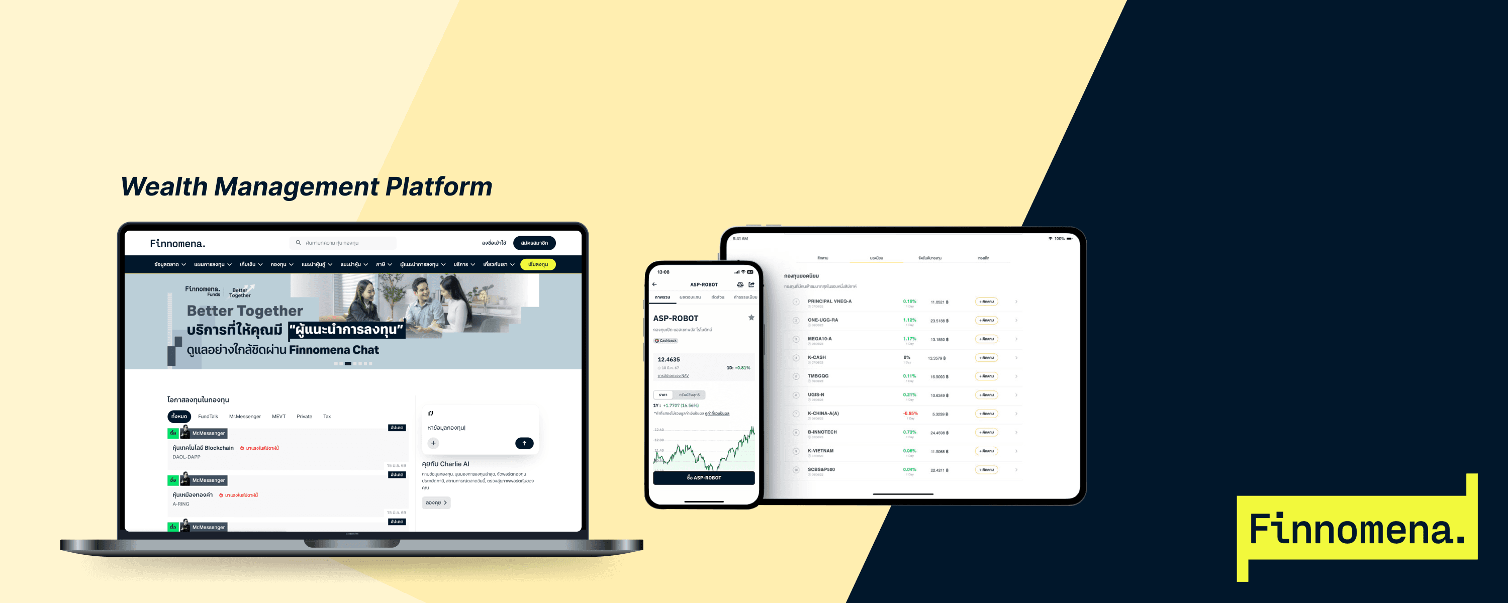 Finnomena investment platform